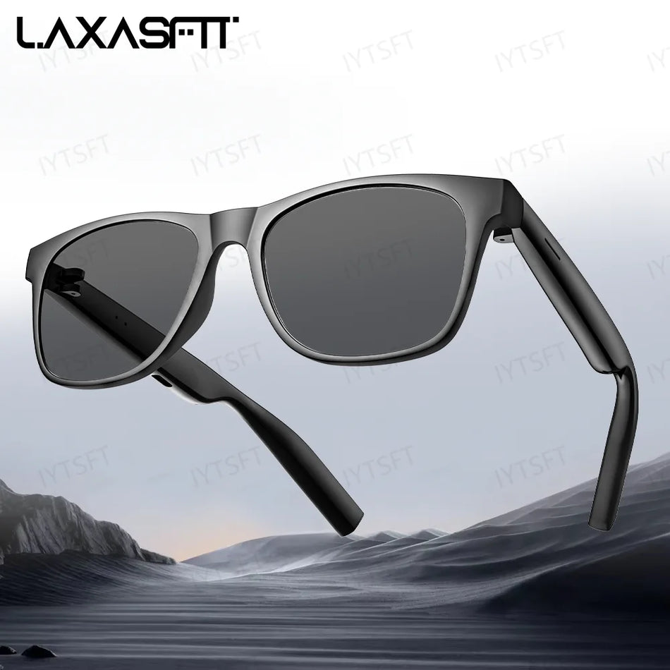 LAXASFIT Occhiali Smart Bluetooth da Sole con Telefono e Fotocamera