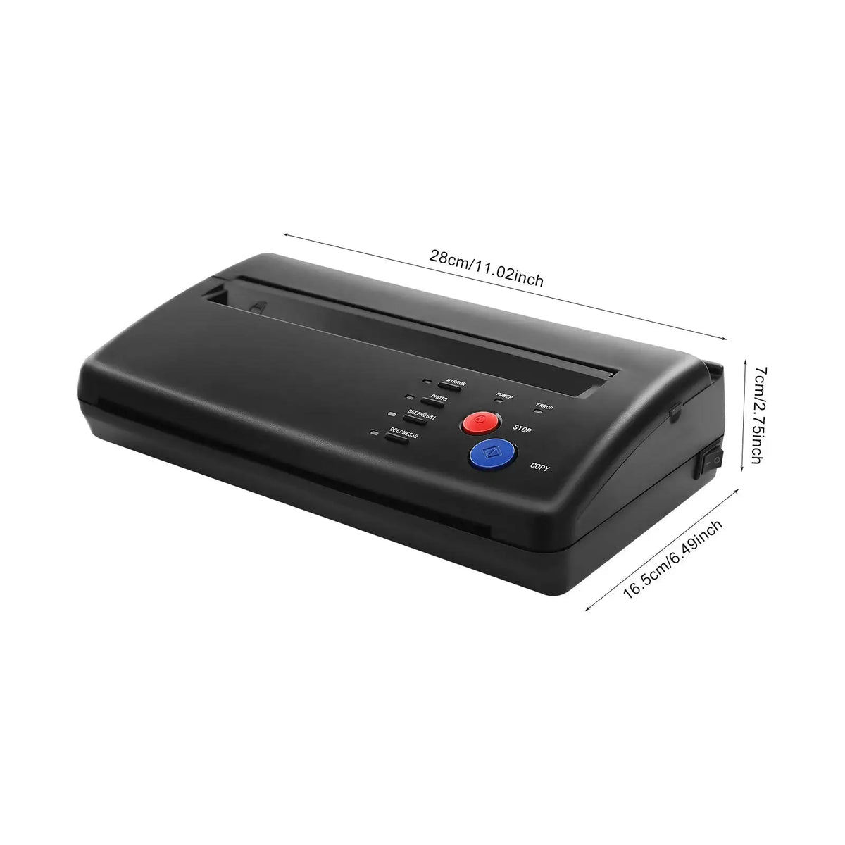 Tattoo Stencil Printer &ndash; Portable DIY Transfer Copier black / GERMANY