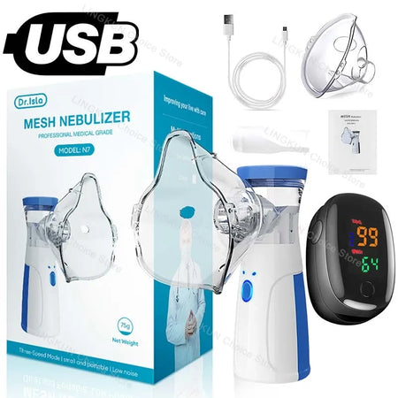 YUKUI Fingertip Pulse Nebulizer &ndash; Portable Asthma Inhaler with Dual Mode Mode 12