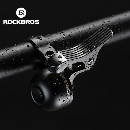 ROCKBROS Alloy Bike Bell with Crisp Sound and Easy Installation