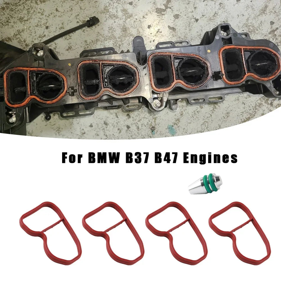 Swirl Flap Repair Kit Plug With Gaskets For BMW B37 B47