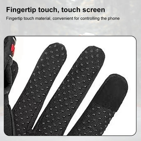 Breathable Full Finger Motorcycle Gloves for Men and Women