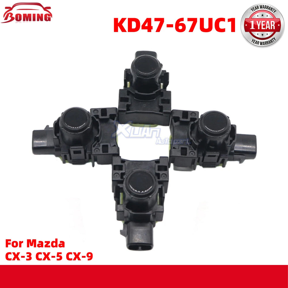 Комплект паркинг сензори PDC с 4 части за Mazda CX-3 CX-5 CX-9 KD47-67UC1 KD4767UC1