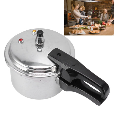 Aluminium Alloy Pressure Cooker 3L - Compact For Gas Stove