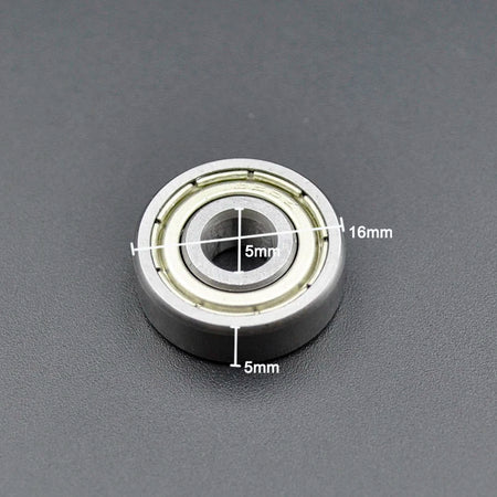 625ZZ 5x16x5mm Deep Groove Ball Bearings - High Precision 625ZZ / CHINA / 10Pcs