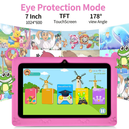 BDF Children's Tablet 7 Inch Google Learning &ndash; Quad Core