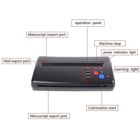 Tattoo Transfer Machine Stencils Copier &ndash; Beginner Friendly