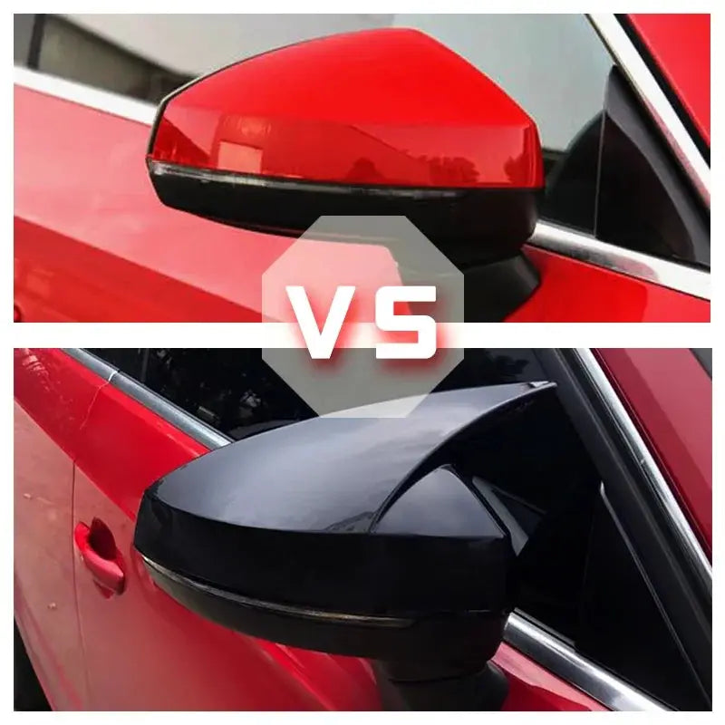 A3 Mirror Cover For Audi RS3 8V S3 Carbon RearView Mirror Cover With & Without Lane Side Assist Replacement 2014-2017 2018 2019 by InterCyprus Trading Ltd