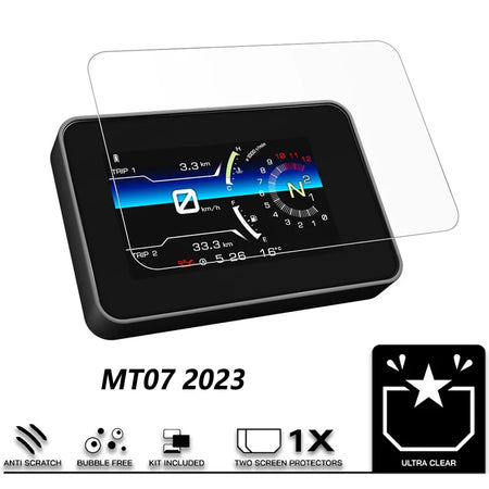 MT07 Dashboard Screen Protector Film for Yamaha MT-07 (2023)