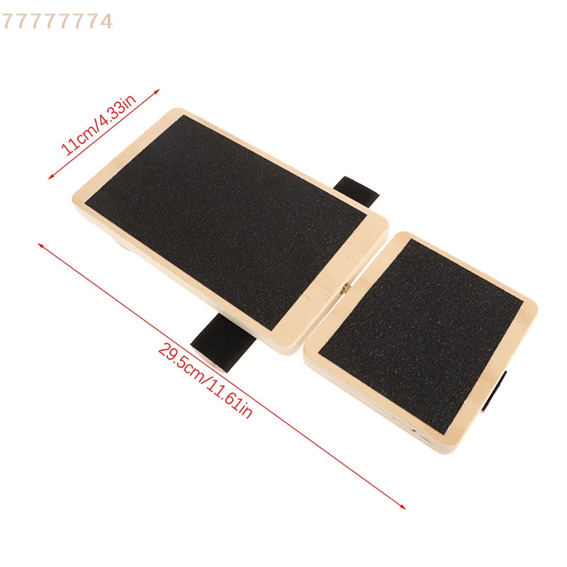 Wooden Foot Stretcher Balance Board &ndash; Ankle Stability Default Title