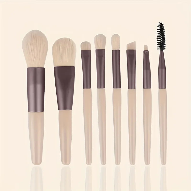 Portable 8/22/34Pcs Makeup Brush Set - Soft, Versatile Beauty Tool Kit Skin-8