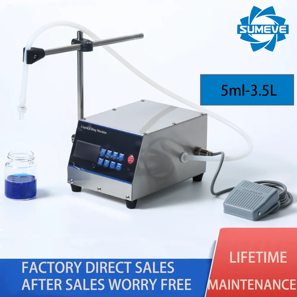 Автоматична машина за пълнене с течности Sumeve GFK160PRO, 5-3500ml, 201 неръждаема стомана