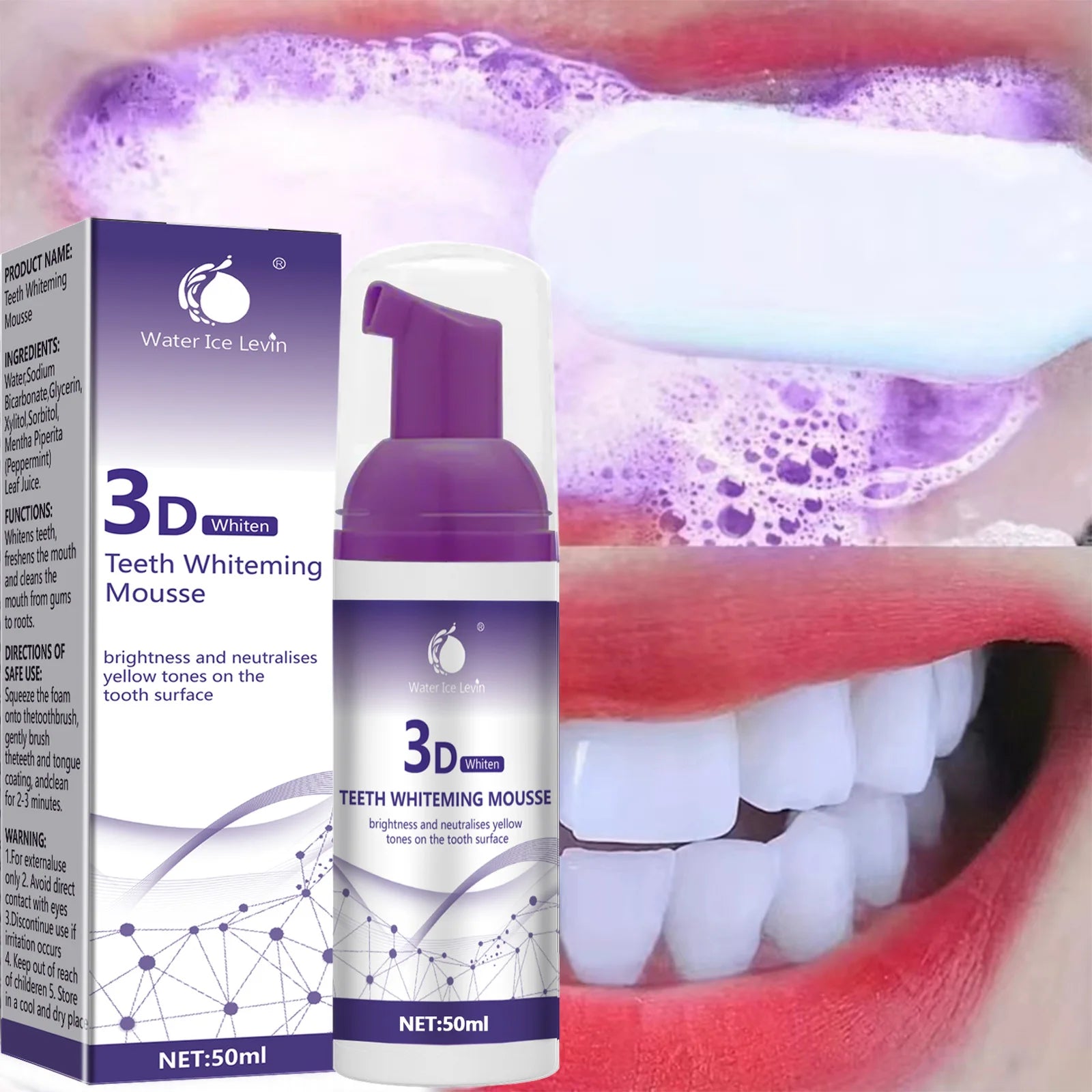3D Mousse Toothpaste &ndash; Effective Teeth Whitening