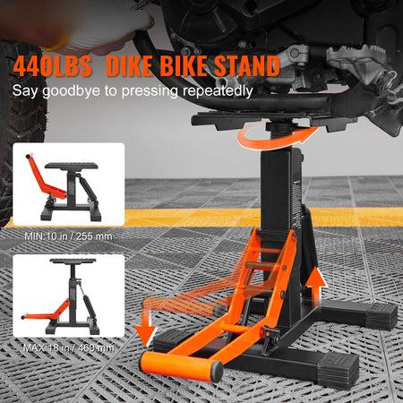 SucceBuy Motorcycle Jack Lift Stand &ndash; Height Adjustable