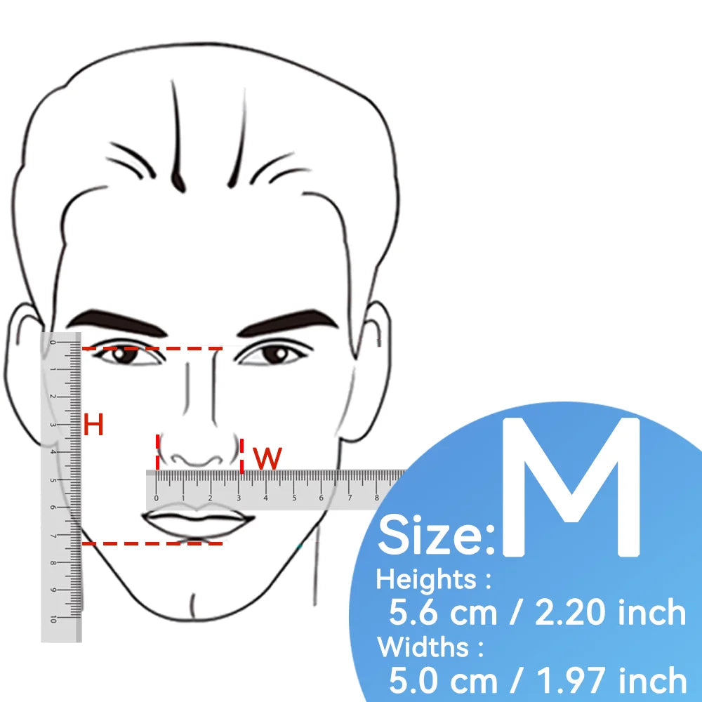 NM4 CPAP Nasal Mask - Dual Pack With Headgear Included 2pcs M Size / CHINA