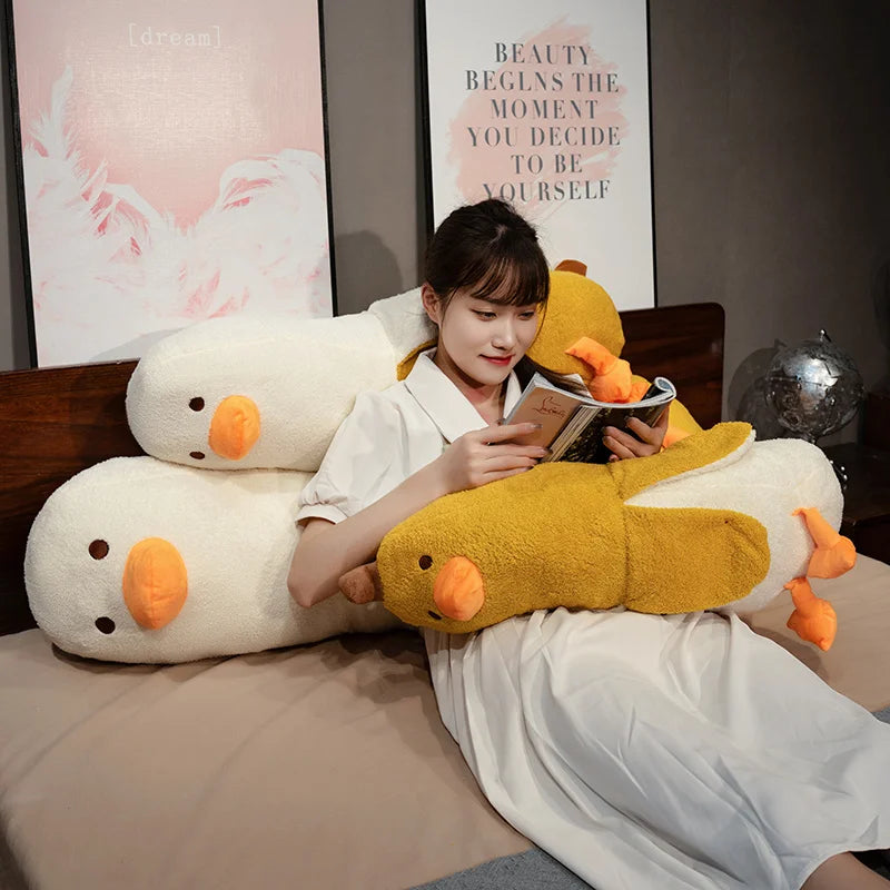 Cute Long Strip Banana Duck Plush Toy