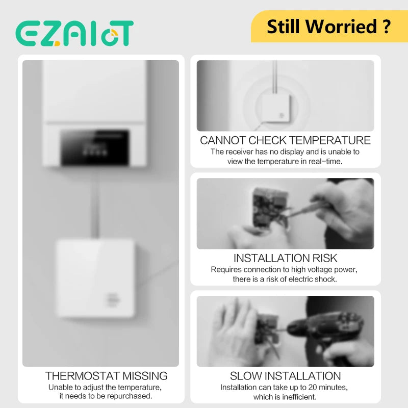 Tuya WiFi Smart Thermostat RF433 &ndash; Alexa and Google Home