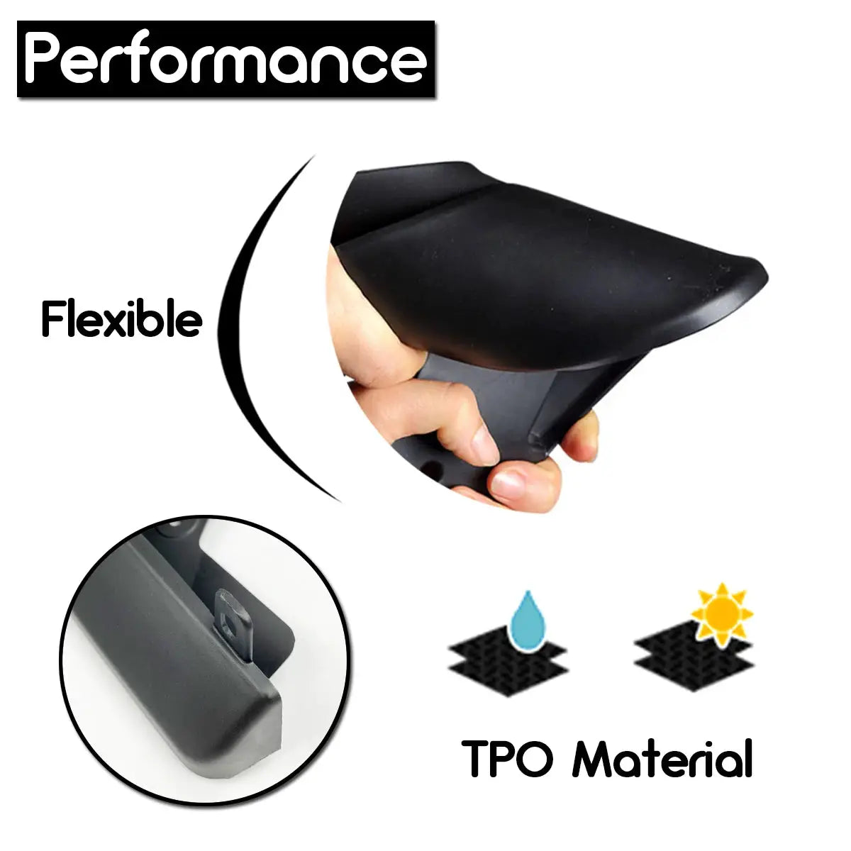 4pcs Rally Mudflaps For Mazda 3 Mazda3 BP 2019 - 2023 Hatch Hatchback Mud Flaps Splash Guards Mudguards Front Rear Fender Flares by InterCyprus Trading Ltd