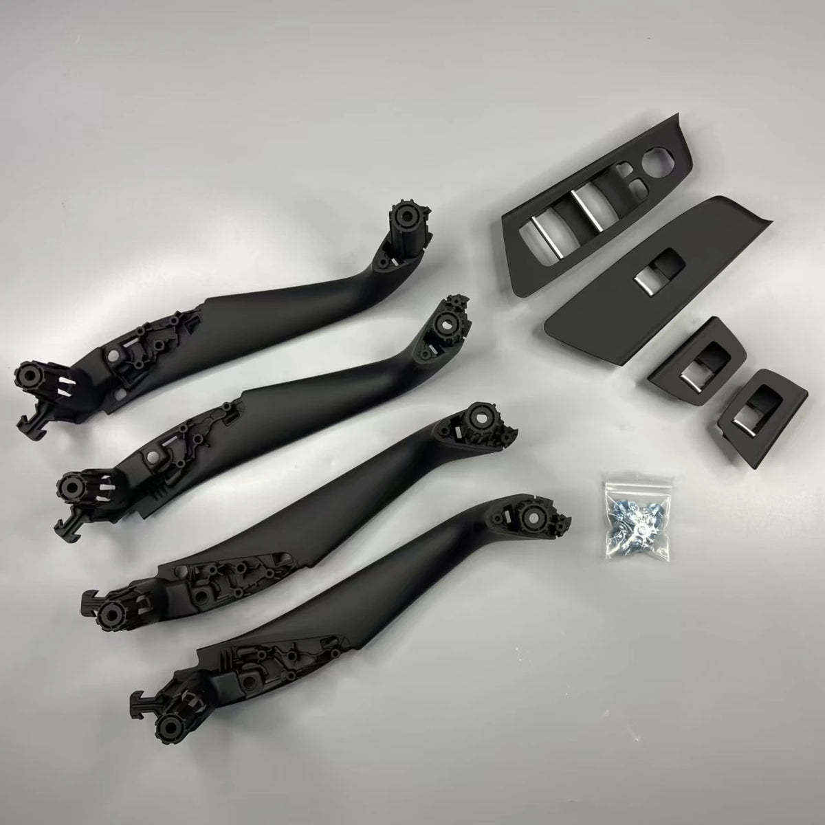 8PCS LHD RHD Carbon Fiber Black Interior Door Handle For BMW 5 Series M5 G30 G31 G38 F90 2017-2023 51417438521 by InterCyprus Trading Ltd