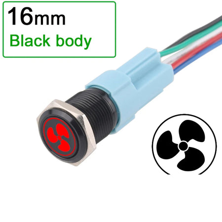 DIANQI Metal Push Button Switch &ndash; Durable Stainless Steel Construction