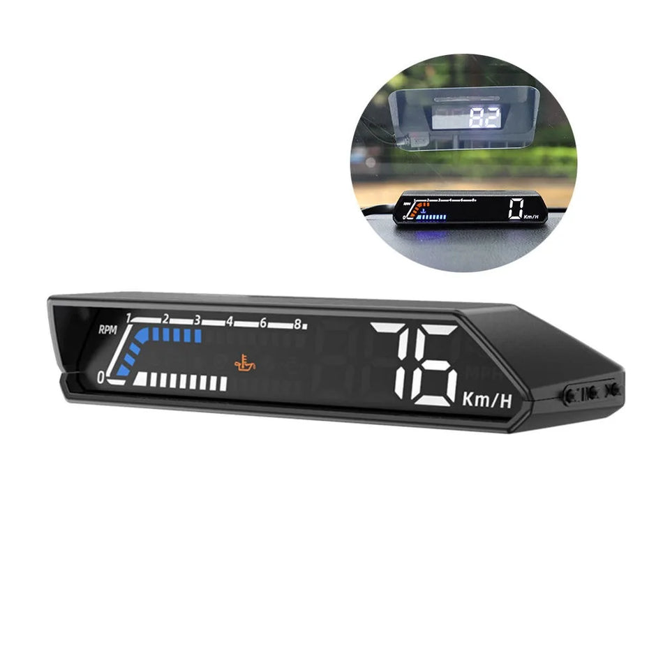 Οθόνη HUD Διπλής Οθόνης για GPS Ταχύτητας SDAO S100