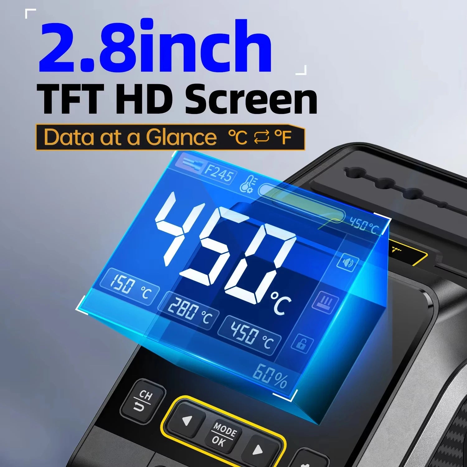 FNIRSI DWS-200 &ndash; 200W Soldering Station with C210/C245