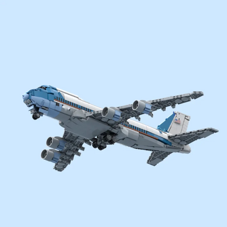 MOC Boeing 747 Passenger Aircraft Building Blocks Set