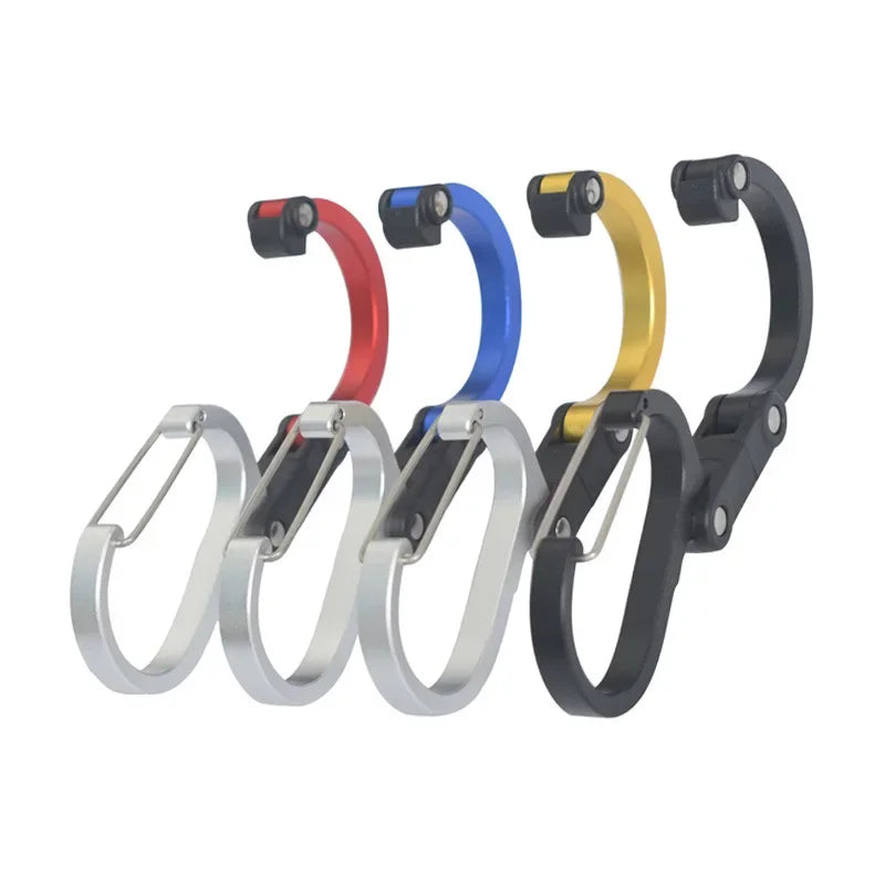 Hybrid Gear Clip Carabiner - 360 Degree Rotating Hook