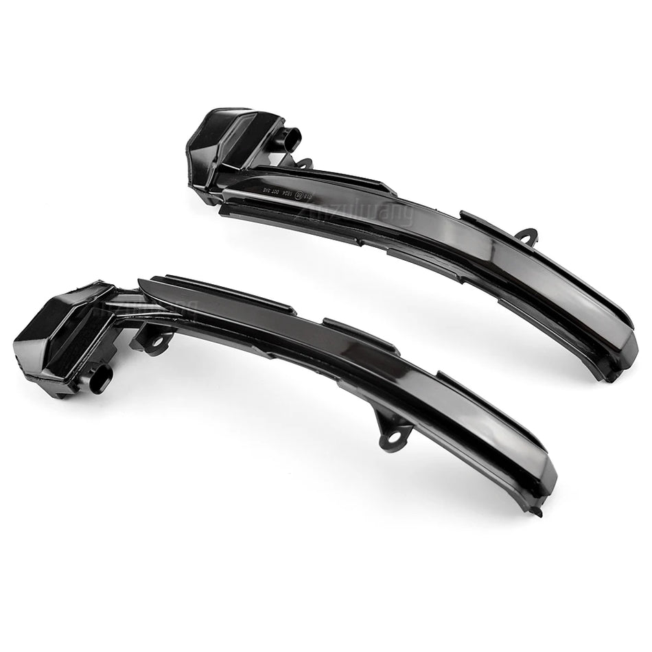 2Pcs Auto Dynamic Turn Signal LED Side Blinker Light For Jaguar XE XF XJ F-TYPE I-PACE LED Side Mirror Indicator Car Accessories