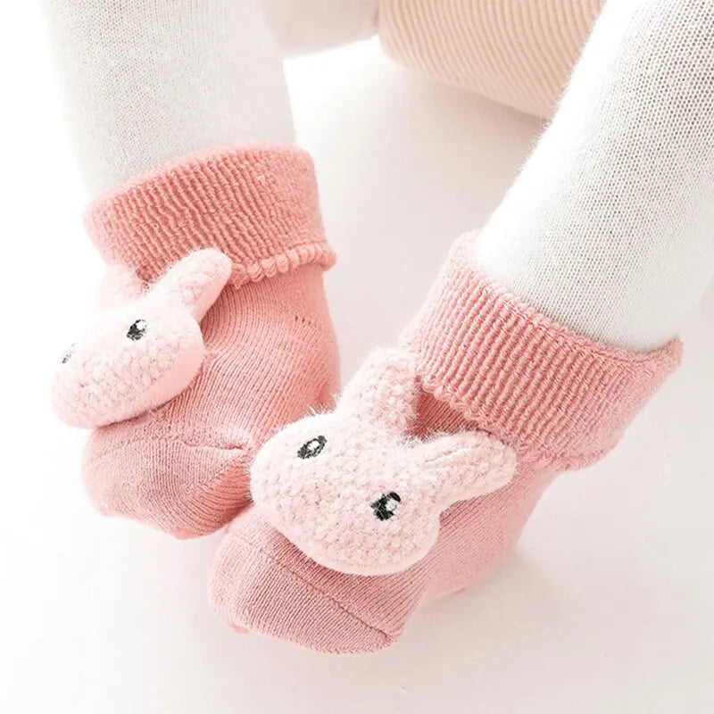 Cartoon Baby Socks &ndash; Soft Anti-Slip Comfort for Toddlers