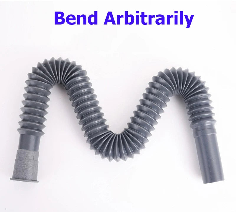 Collapsible Flexible Waste Pipe for Caravan &amp; Motorhome - 800mm Length