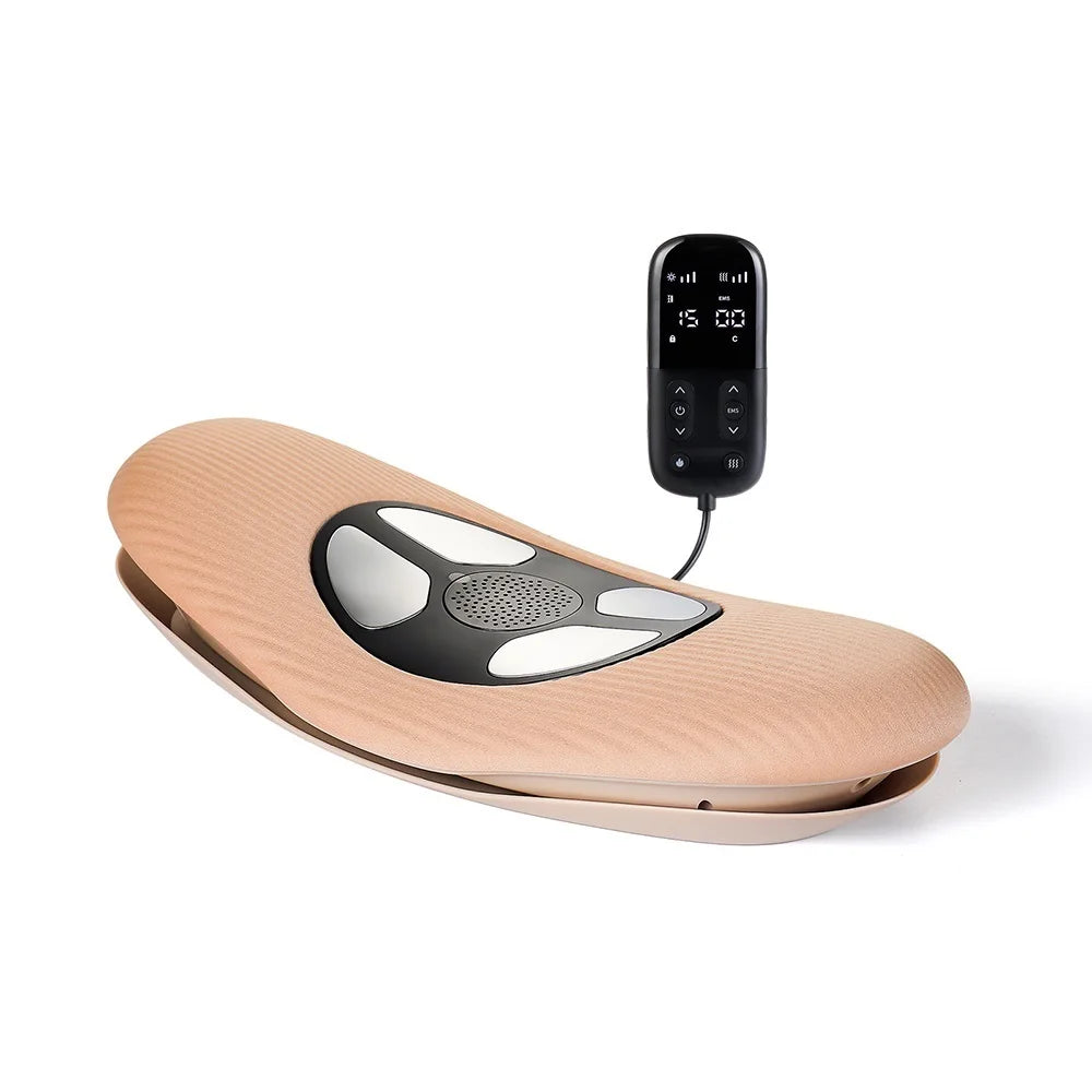 Electric Lumbar Traction Massager &ndash; Advanced Airbag Support Brown