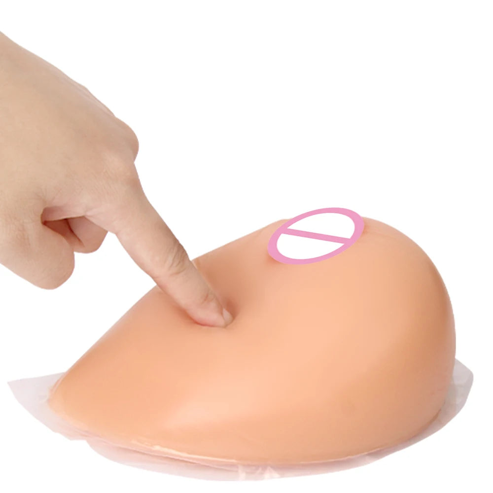 Self Adhesive Silicone Breast Forms &ndash; Realistic Chest Look