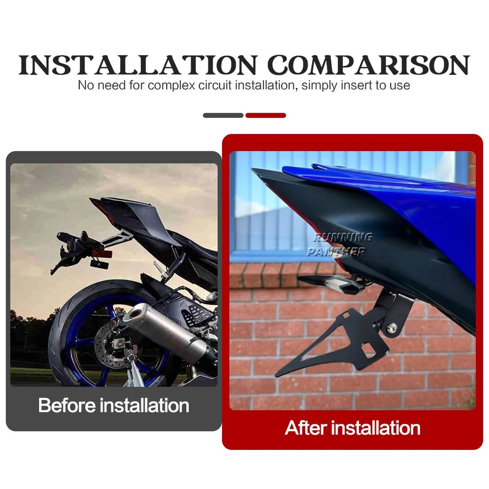 Numura zīmes rāmis ar LED Yamaha YZF R6 2015-2025