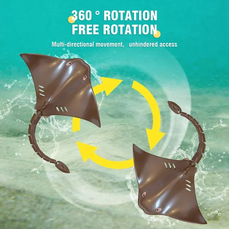 2.4G Remote Control Manta Ray Toy - Waterproof Pool Fun
