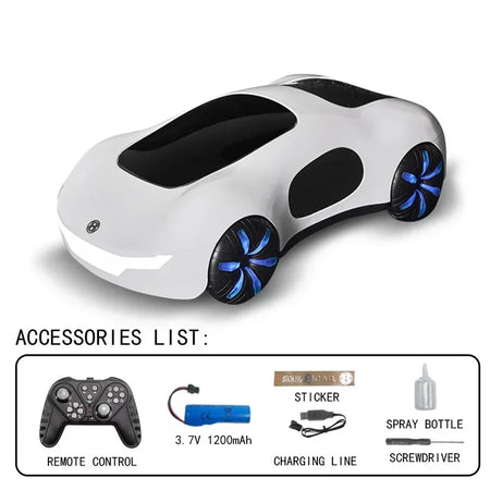 RC Car 2.4G 1/18 Gesture Sensor &ndash; LED Light Off Road Fun RC white