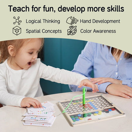 Card Puzzle Maze Toy &ndash; Educational Montessori Travel Toy