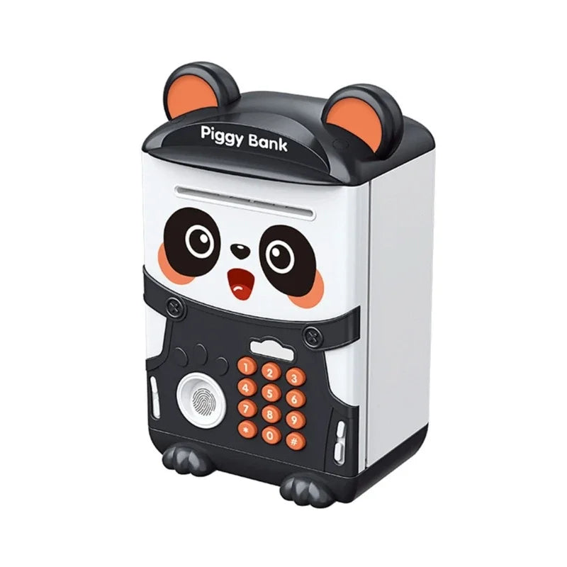 Piggy Bank Cartoon Panda - Password And Fingerprint Access panda