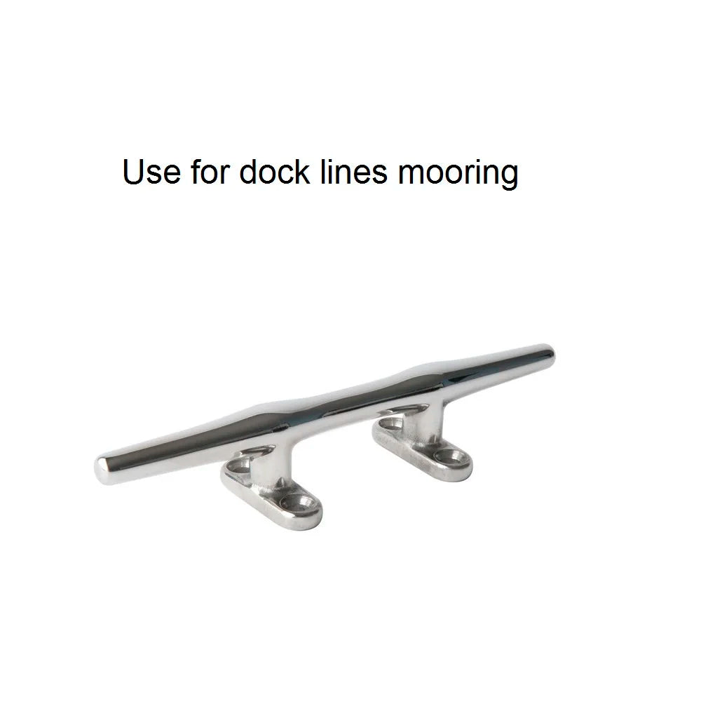 AISI 316 Deck Cleat 4-12 Inch &ndash; Marine Grade Resistant
