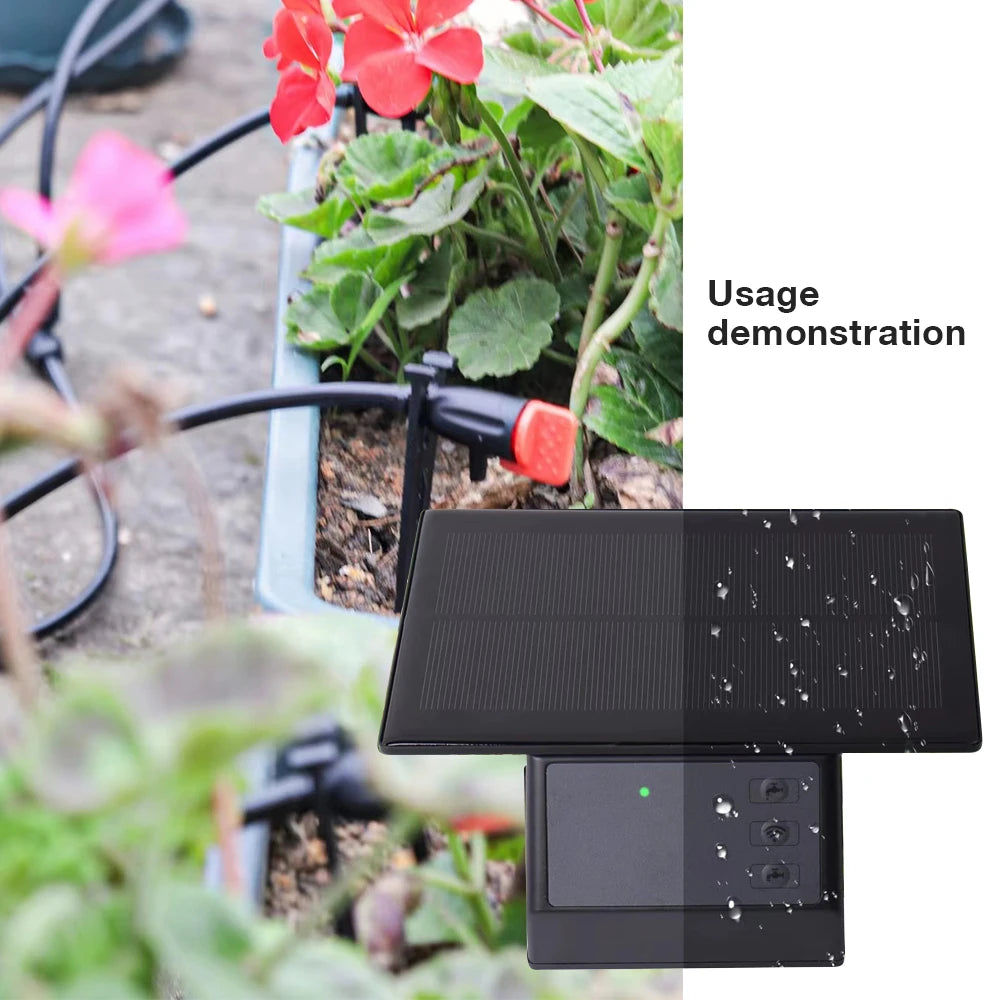 Smart Solar Water Timer Tuya WiFi Watering System Automatic Drip ...