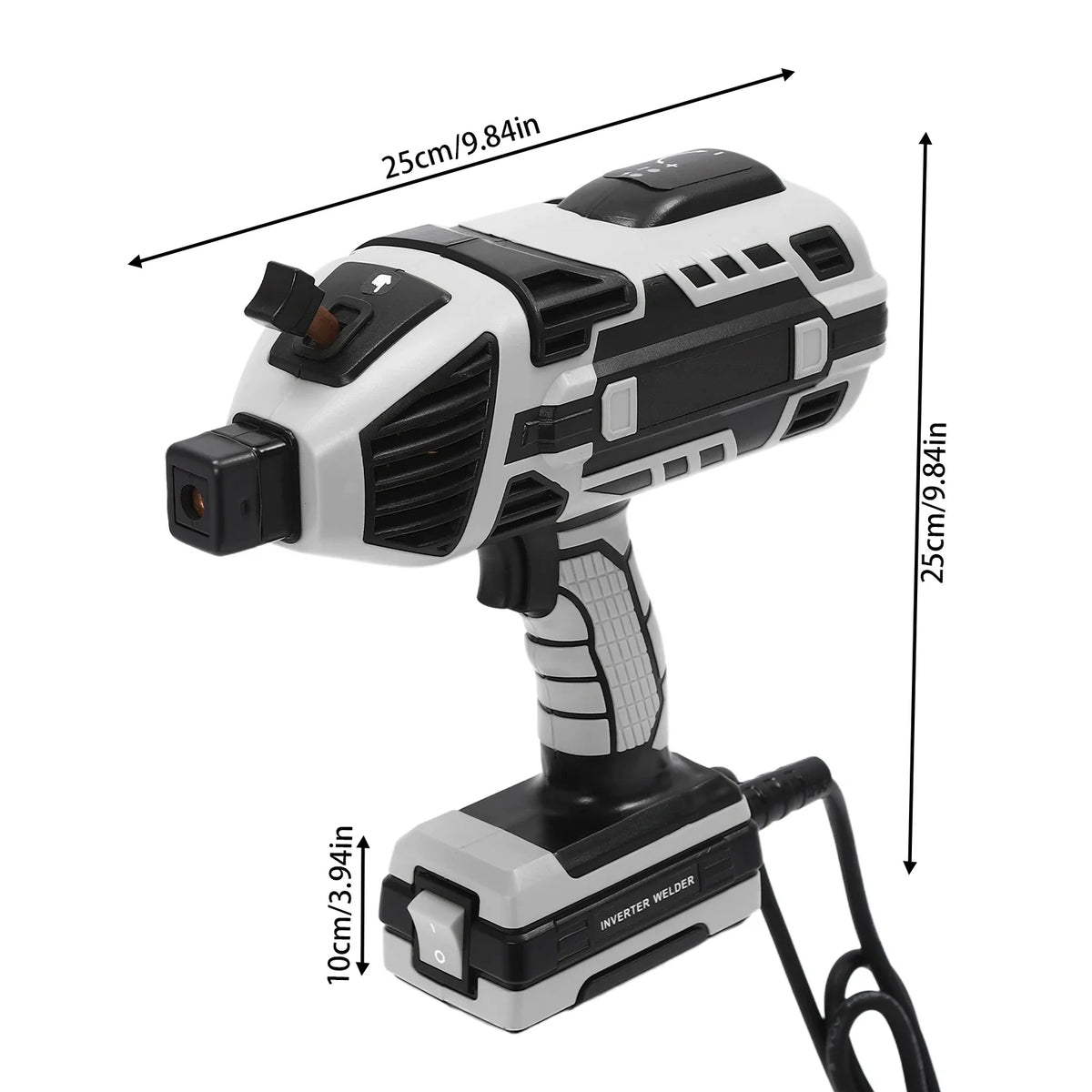 Handheld Welding Machine 4.6KW IGBT &ndash; Wide 20-200A Range Gray / GERMANY