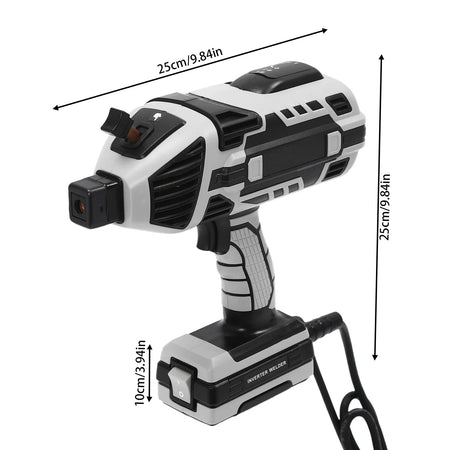 Handheld Welding Machine 4.6KW IGBT &ndash; Wide 20-200A Range Gray / GERMANY