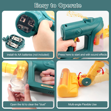 Electric Mini Vacuum Cleaner &ndash; Fun Music and Light for Pretend Play
