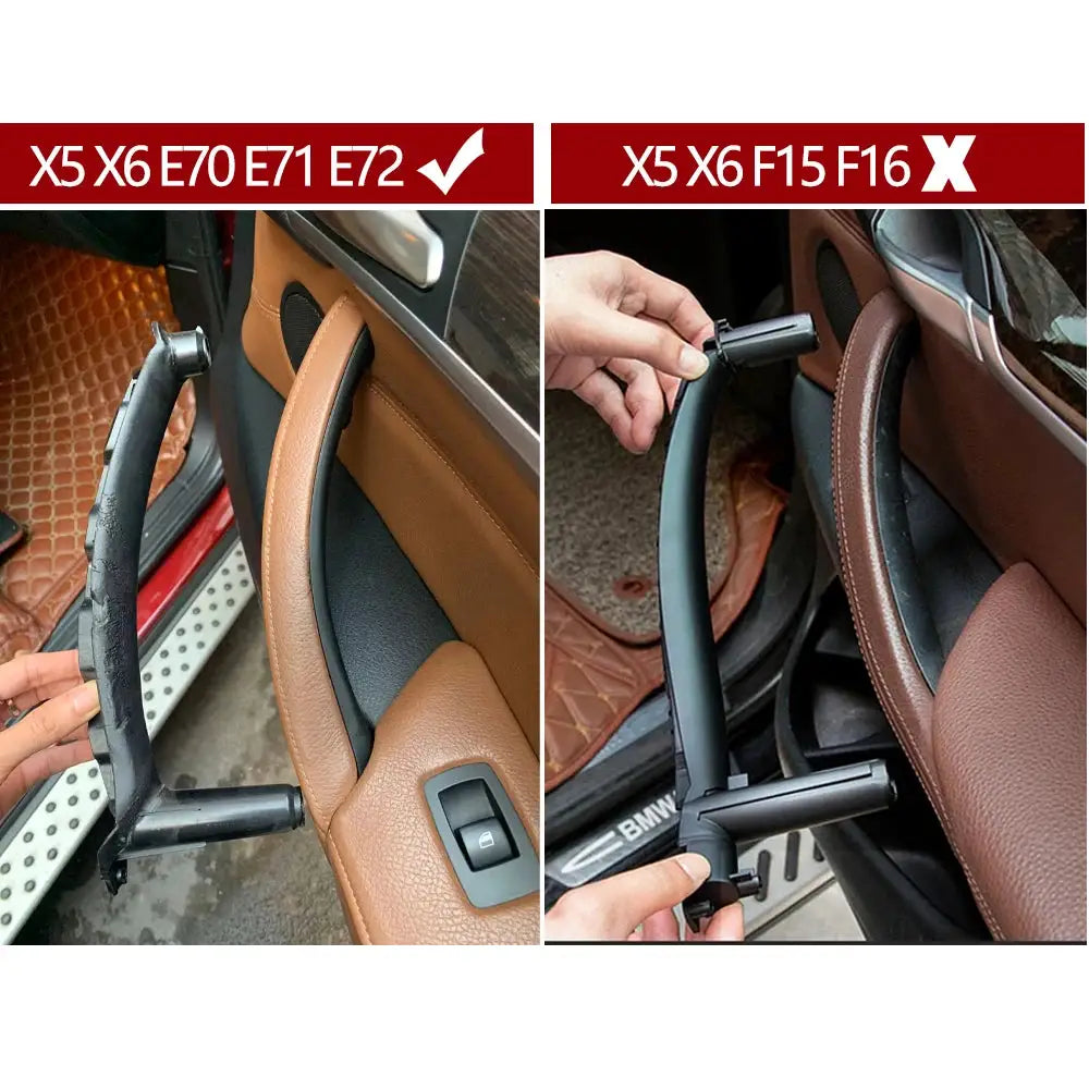 LHD RHD Interior Driver Door Armrest Panel Passenger Door Handle Inside Cover Trim For BMW X5 X6 E70 E71 E72 2007-2014 by InterCyprus Trading Ltd