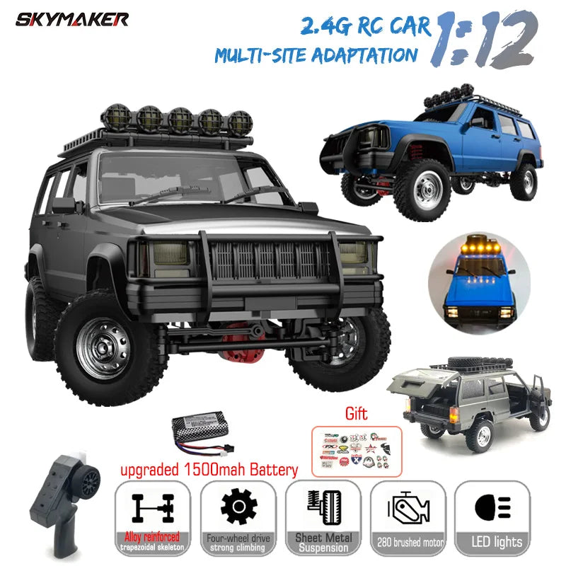 MN78 1:12 Scale Off-Road RC Car - 4WD, Proportional Control, Perfect Gift