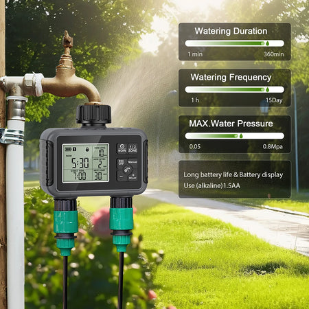One Half Outlet Button Knob Timer &ndash; Smart Irrigation Timer