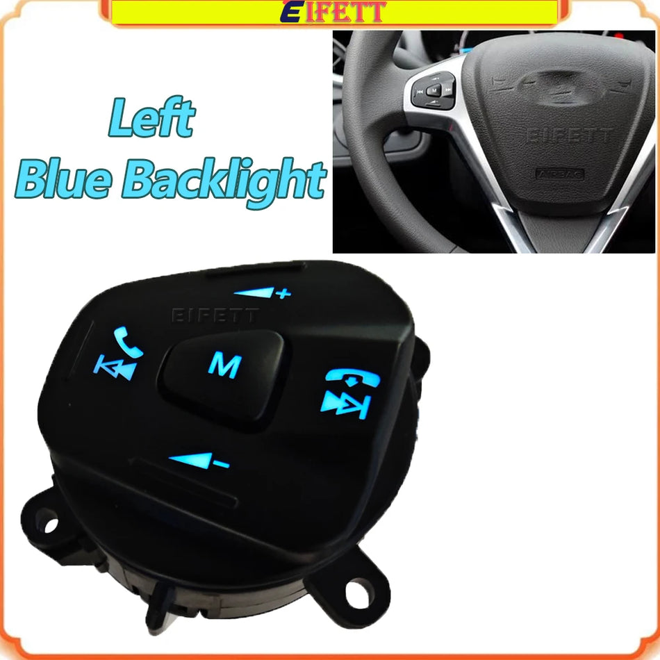 Interrupteur de contrôle de volant multifonction pour Ford Fiesta MK7 MK8 ST Ecosport 2013-2015 gauche