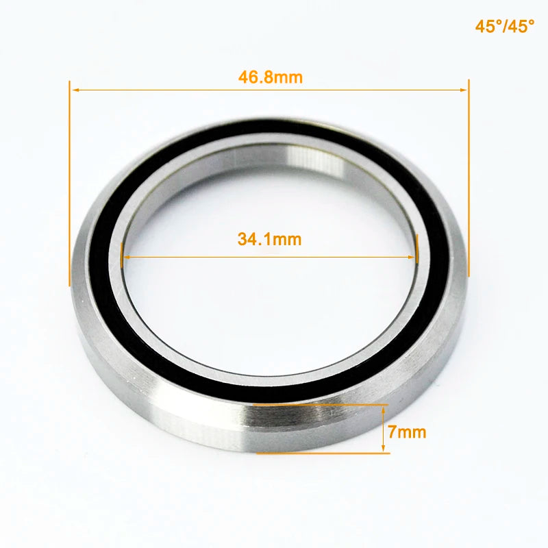 45 Degree Headset Bearing 39-52mm ACB519H8 &ndash; Double Sealed MH-P17 (46.8mm) / CHINA
