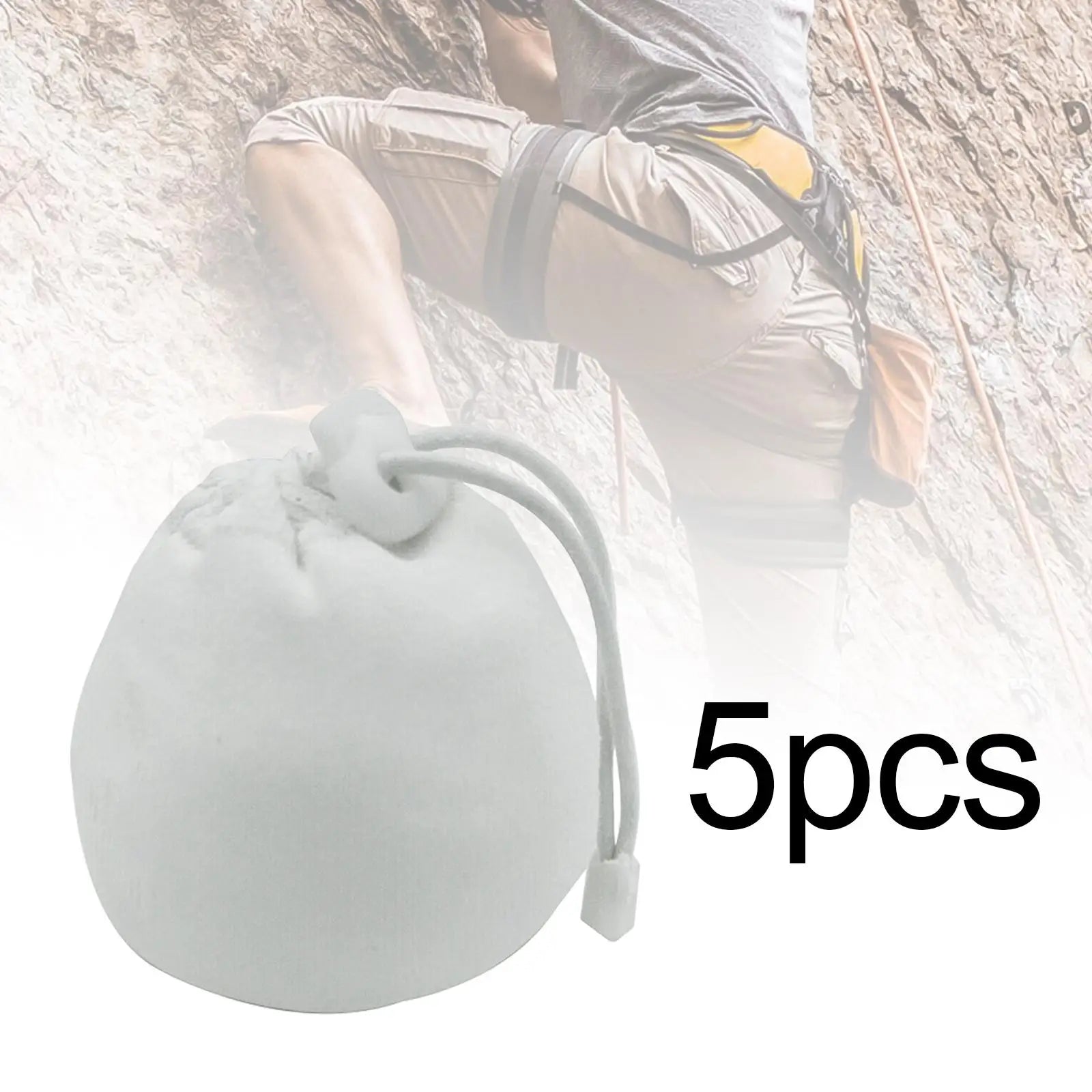 Tooyful Anti-Slip Chalk Ball Bag Pouch &ndash; Set of 5 for Rock Climbing and Weightlifting