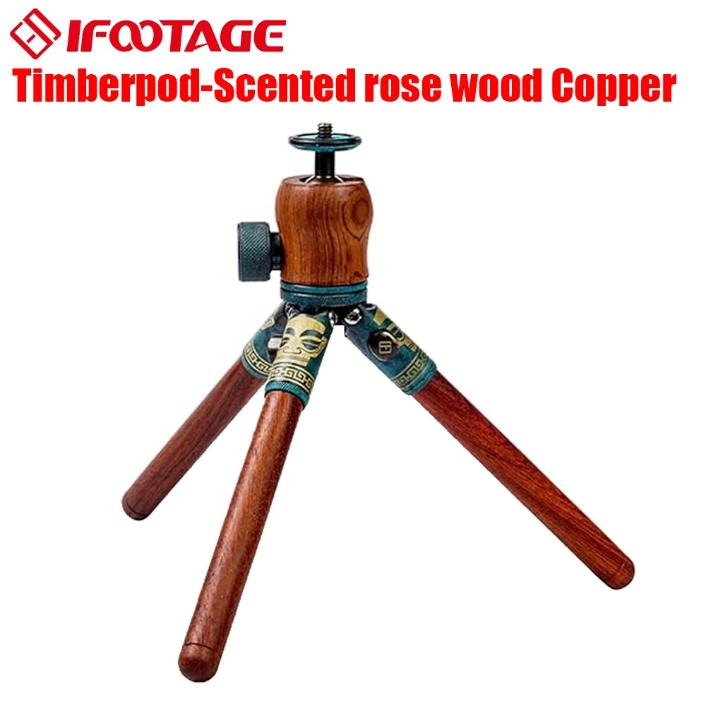 IFOOTAGE Timberpod &ndash; 360 Rotating Ball for Precise Angles Rrose wood